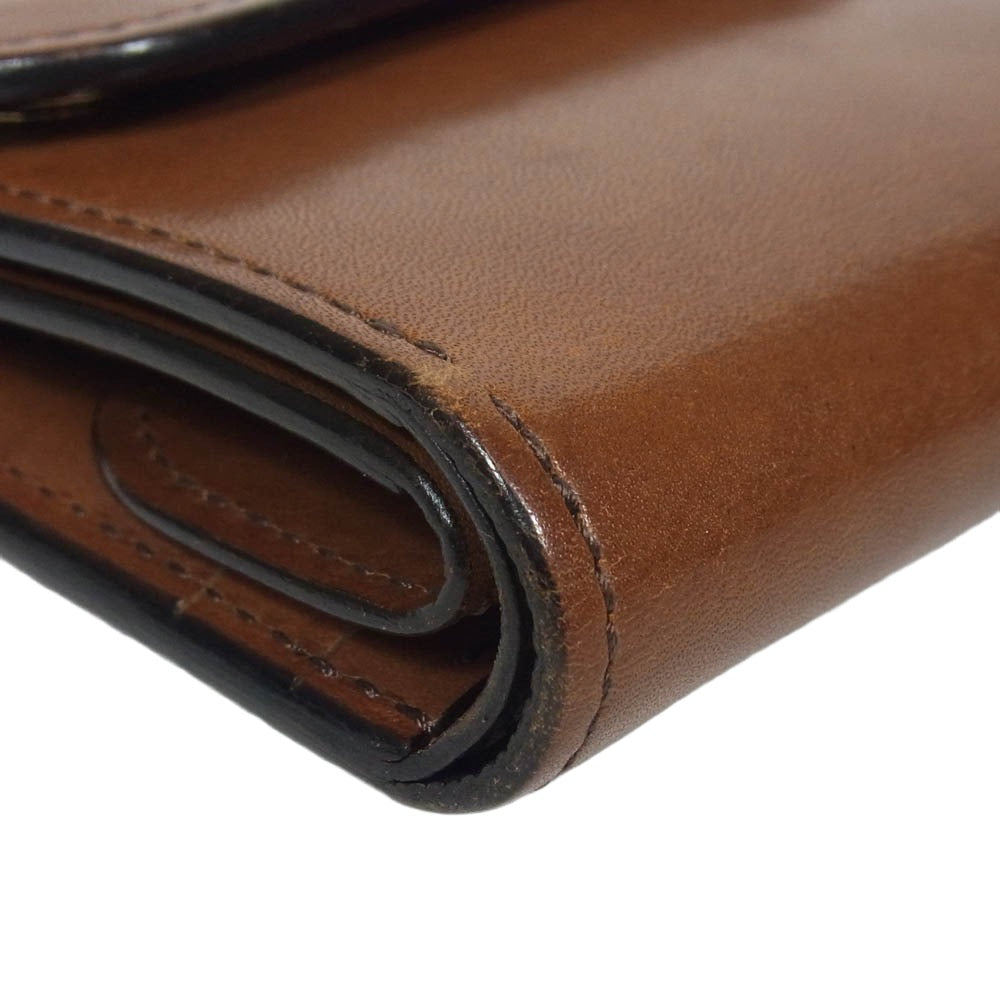 WILDSWANS ワイルドスワンズ ENO イーノ サドルプルアップ 三つ折り 財布 ブラウン系【中古】