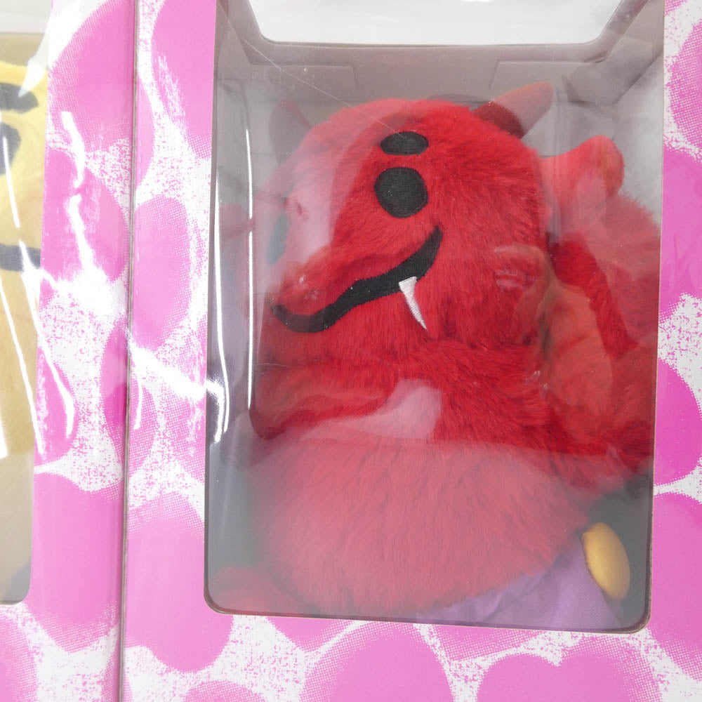 SAINT MICHAEL セントマイケル SM-YS1-0000-C10 × cactus plant flea market PLUSH SMILES MULTI マスコット ぬいぐるみ 3体セット ライトブルー系 イエロー系 レッド系【新古品】【未使用】【中古】