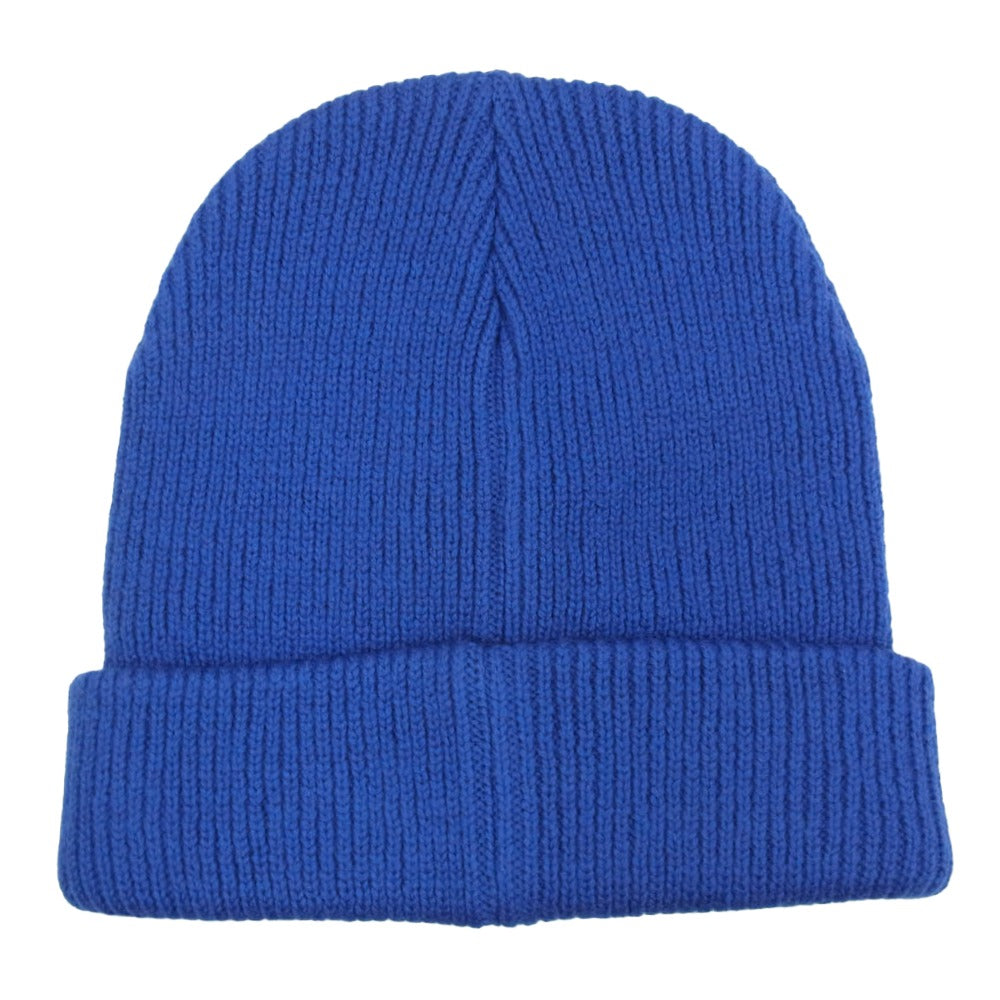 SAINT MICHAEL セントマイケル 25AW SM-HR1-0000-C66 ×SEGA セガ KNIT CAP SAINT SEGA ロゴデザイン ニットキャップ ビーニー ブルー系 OS【新古品】【未使用】【中古】