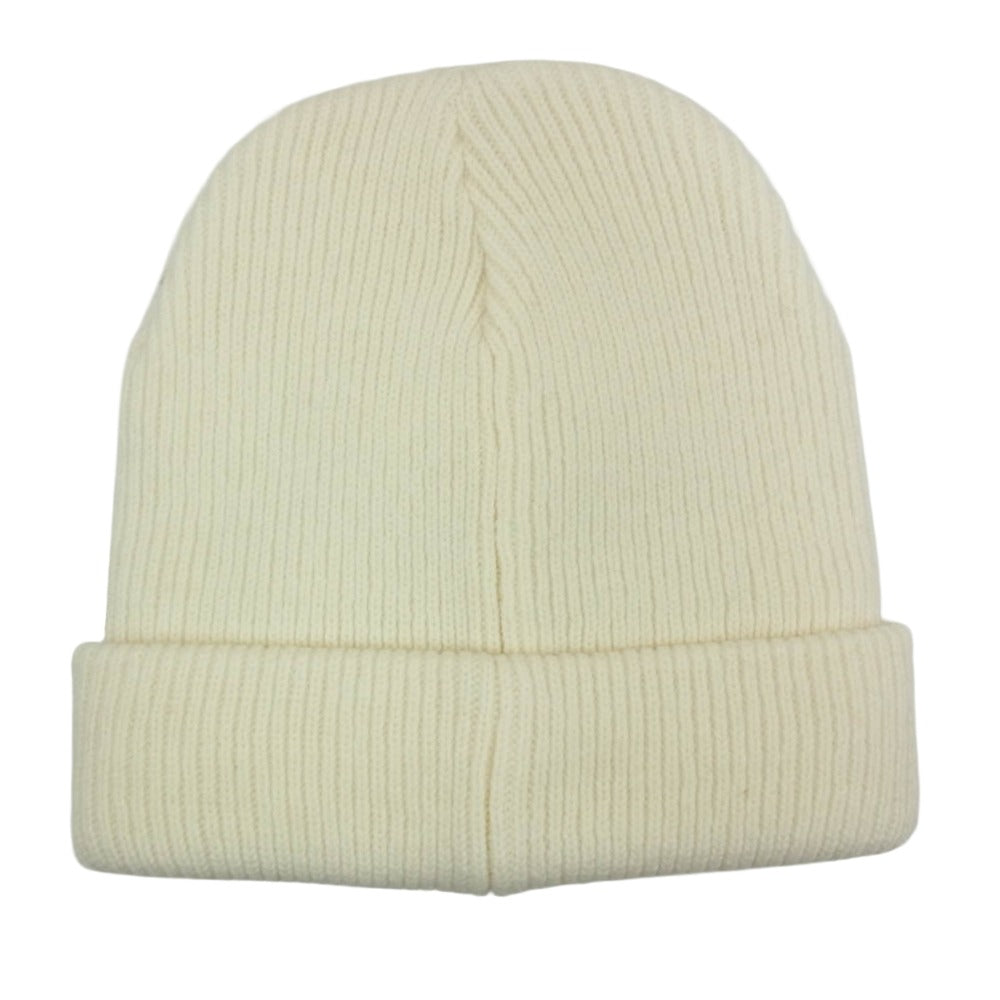 SAINT MICHAEL セントマイケル 25AW SM-HR1-0000-C67 ×SEGA セガ KNIT CAP SAINT SEGA ロゴデザイン ニットキャップ ビーニー ホワイト系 OS【新古品】【未使用】【中古】