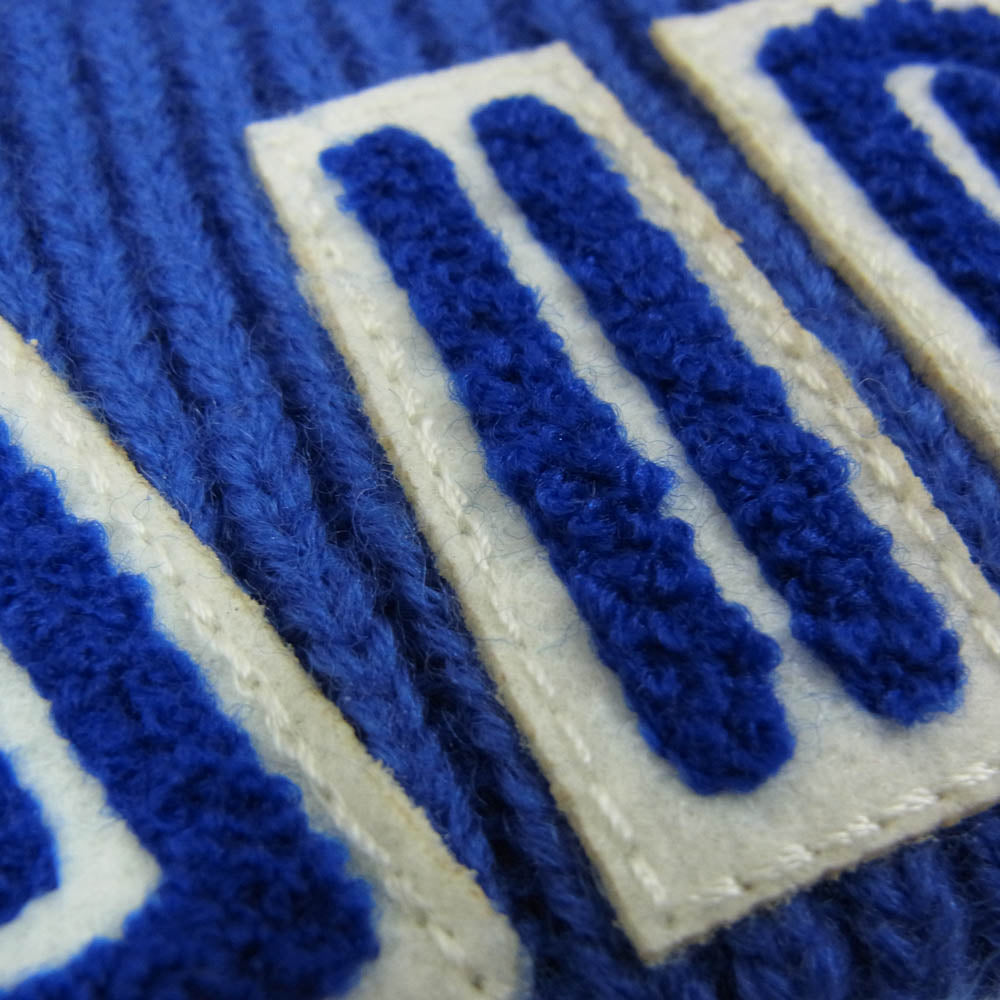 SAINT MICHAEL セントマイケル 25AW SM-HR1-0000-C66 ×SEGA セガ KNIT CAP SAINT SEGA ロゴデザイン ニットキャップ ビーニー ブルー系 OS【新古品】【未使用】【中古】