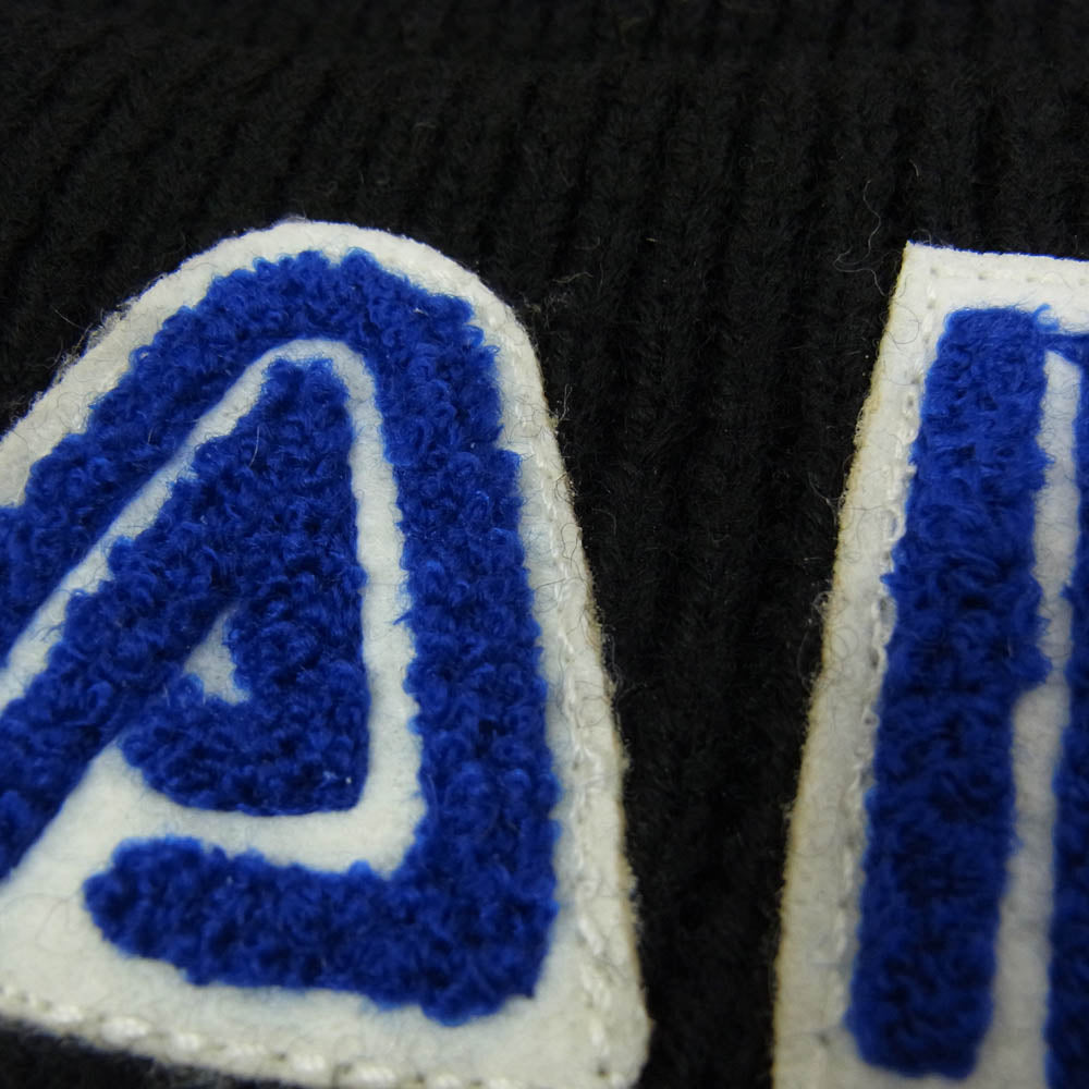 SAINT MICHAEL セントマイケル 25AW SM-HR1-0000-C65 ×SEGA セガ KNIT CAP SAINT SEGA ロゴデザイン ニットキャップ ビーニー ブラック系 OS【新古品】【未使用】【中古】