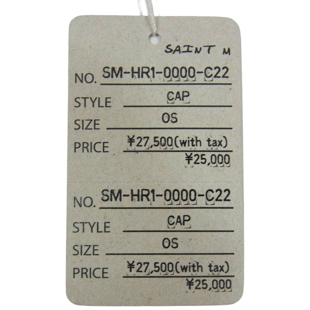 SAINT MICHAEL セントマイケル 25AW SM-HR1-0000-C22 × NAS CAP ロゴ