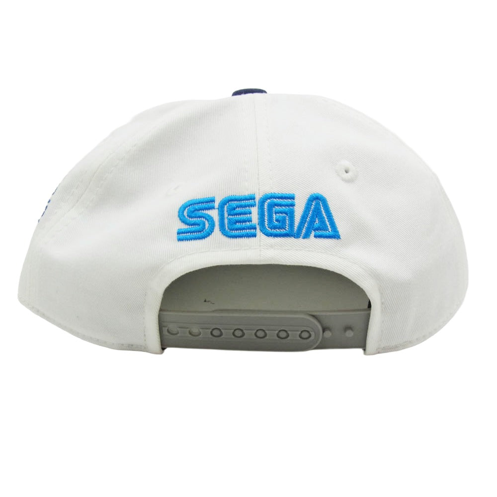 SAINT MICHAEL セントマイケル 25AW SM-HR1-0000-C64 × SEGA セガ CAP ロゴ 刺繡 キャップ 帽子 ホワイト系 OS【新古品】【未使用】【中古】