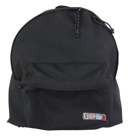SAINT MICHAEL セントマイケル 23SS SM-S23-0000-077 BAG BACKPACK ロゴ刺繍 バックパック リュックサック バッグ ブラック系【中古】
