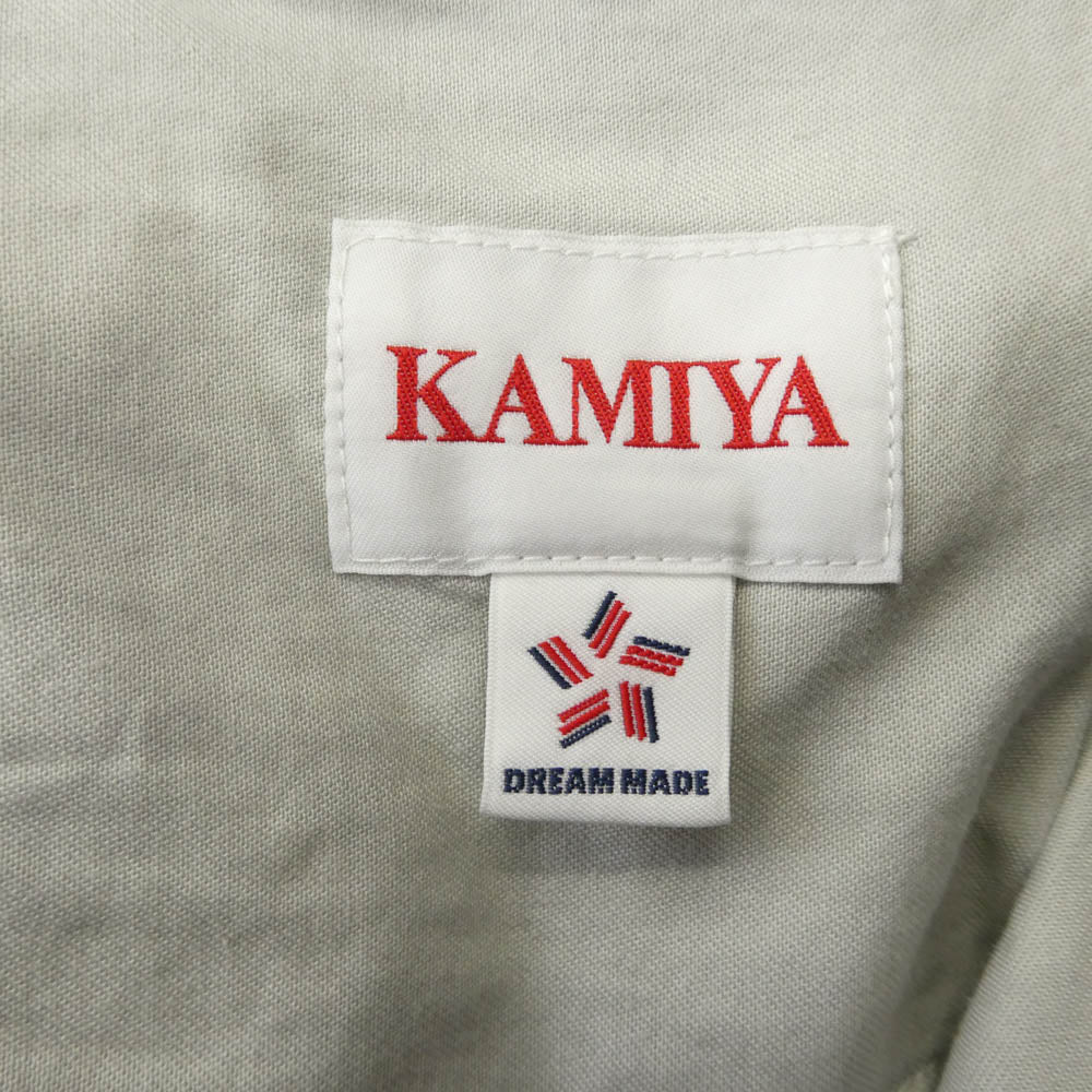 カミヤ 25AW G15PT034-0 Sun Faded Corduroy Fatigue Pants サンフェード加工 コーデュロイ ファティーグ パンツ チャコール系 S【新古品】【未使用】【中古】