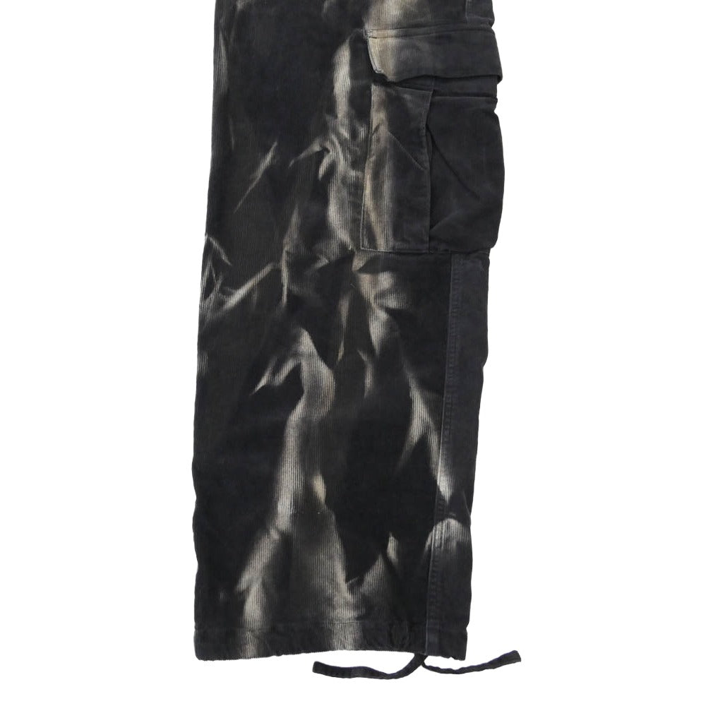 カミヤ 25AW G15PT034-0 Sun Faded Corduroy Fatigue Pants サンフェード加工 コーデュロイ ファティーグ パンツ チャコール系 S【新古品】【未使用】【中古】
