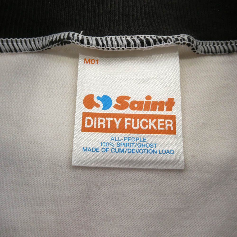 SAINT MICHAEL セントマイケル 25AW SM-HR1-0000-039 MORTOR CYCLE LS TEE モーターサイクル フロントプリント 長袖カットソー グレー系 OS【極上美品】【中古】