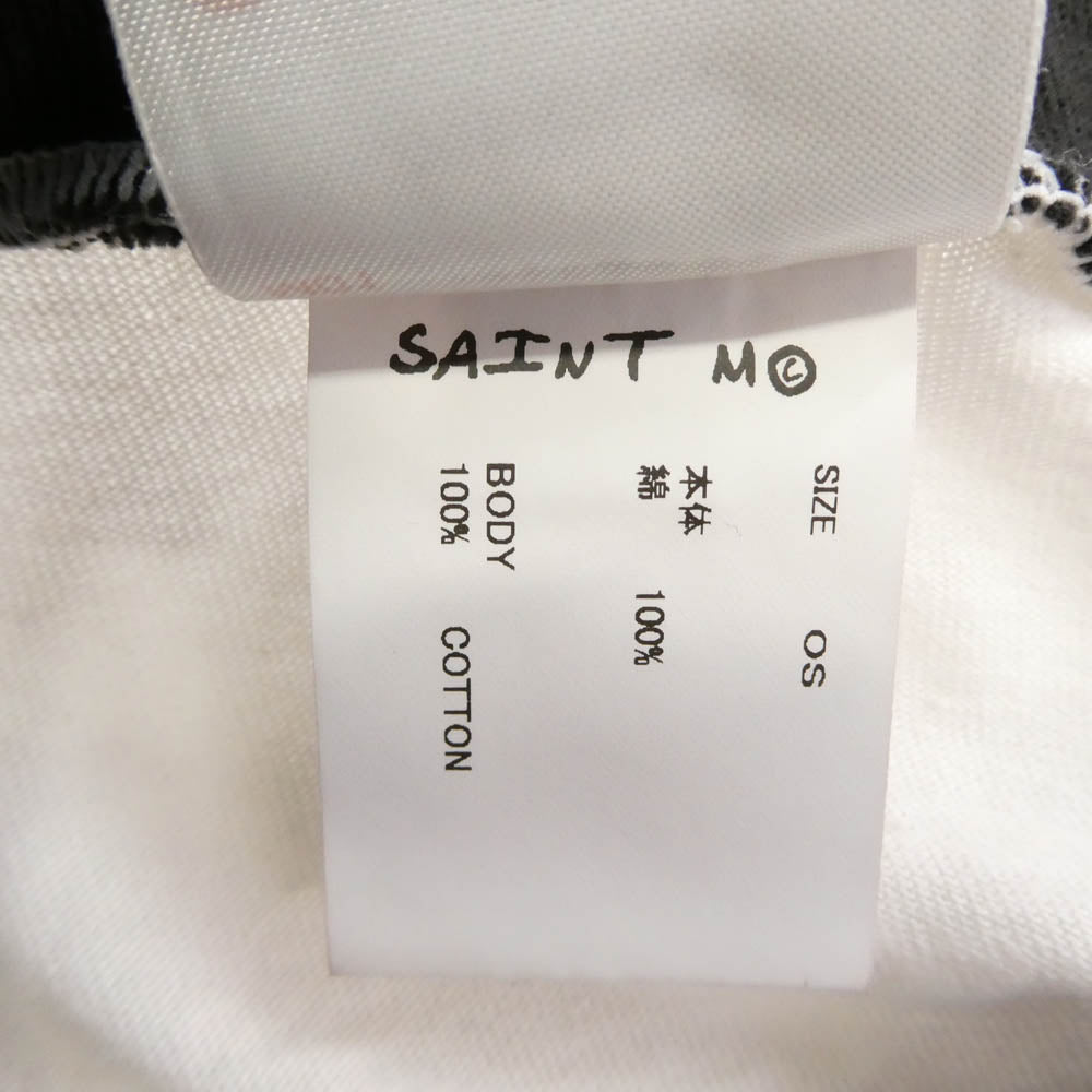 SAINT MICHAEL セントマイケル 25AW SM-HR1-0000-039 MORTOR CYCLE LS TEE モーターサイクル フロントプリント 長袖カットソー グレー系 OS【極上美品】【中古】