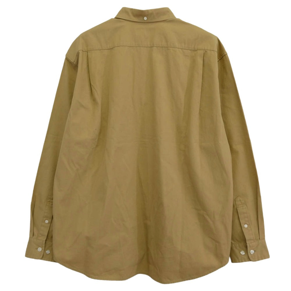 Supreme シュプリーム 23AW Small Box Logo Shirt スモール ボックス ロゴ シャツ ベージュ系 L【美品】【中古】