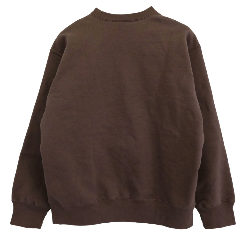Supreme シュプリーム 22AW Box Logo Crewneck ボックス ロゴ クルーネック スウェット ブラウン系 L【中古】