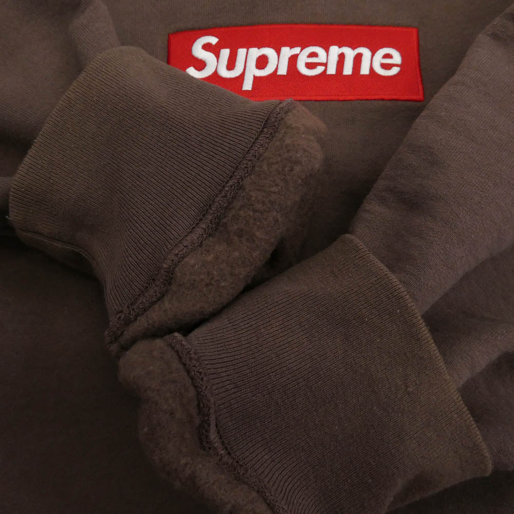 Supreme シュプリーム 22AW Box Logo Crewneck ボックス ロゴ クルーネック スウェット ブラウン系 L【中古】