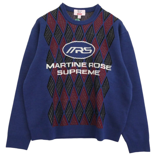 Supreme シュプリーム 24AW x Martine Rose Sweater マーティン ローズ セーター マルチカラー系 L【新古品】【未使用】【中古】