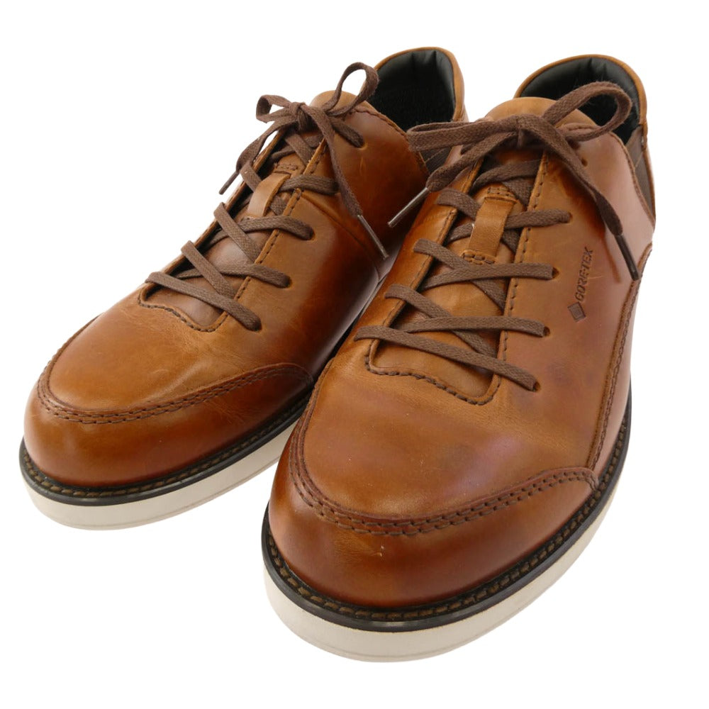 REGAL リーガル 343W GORE-TEX ゴアテックス レザー スニーカー シューズ ブラウン系 25【中古】