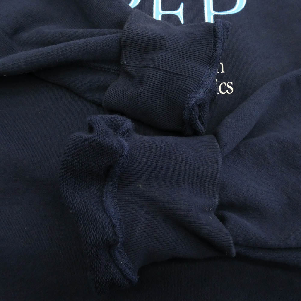 BlackEyePatch ブラックアイパッチ BEP OS LOGO SWEAT ロゴプリント スウェット トレーナー ネイビー系 XL【中古】