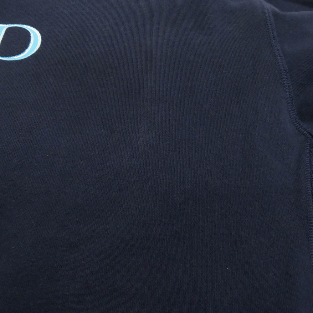 BlackEyePatch ブラックアイパッチ BEP OS LOGO SWEAT ロゴプリント スウェット トレーナー ネイビー系 XL【中古】