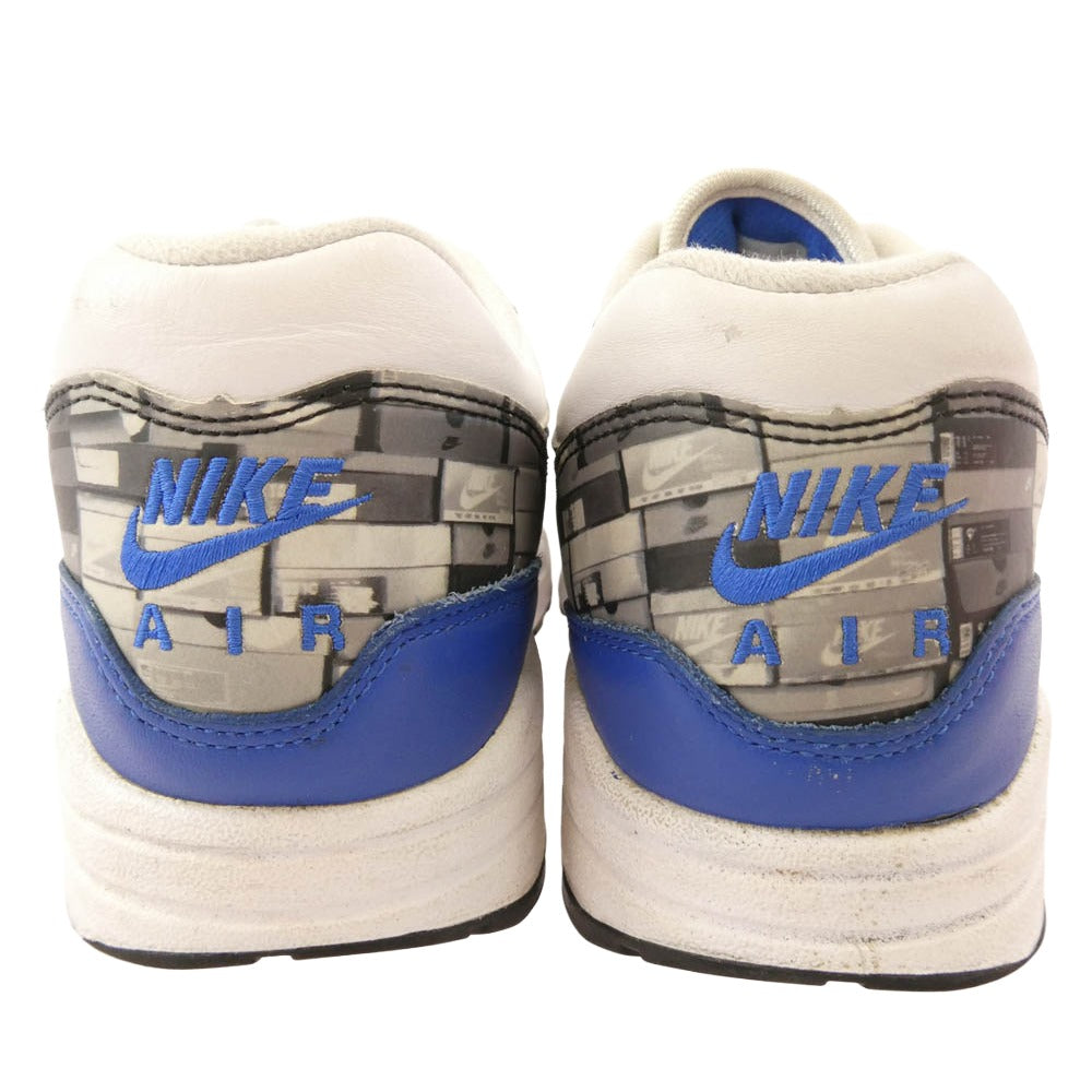 NIKE ナイキ AQ0927-100 × atmos アトモス Air Max 1 Blue We Love Nike エアマックス1 ローカットスニーカー ホワイト系 ブルー系 26cm【中古】