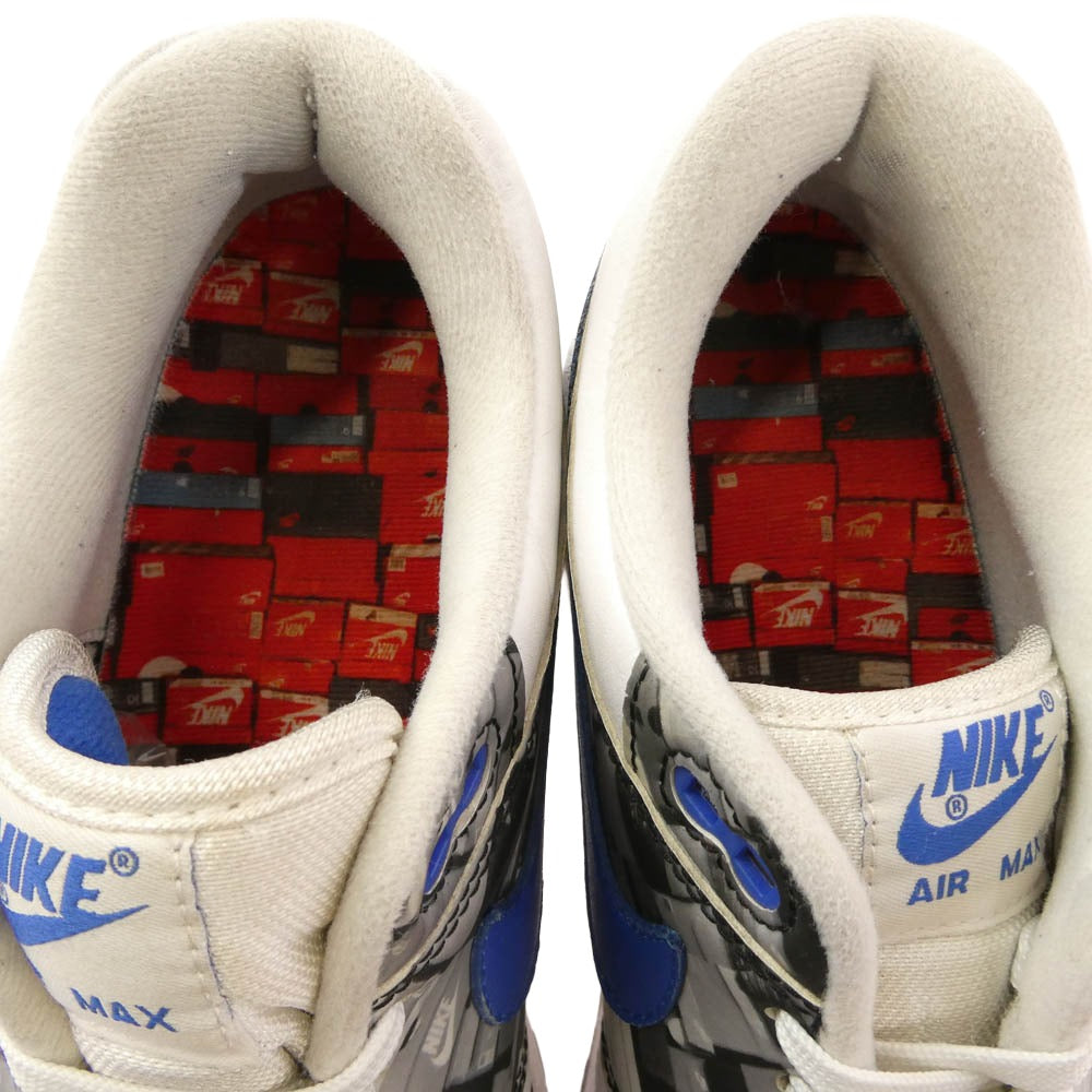 NIKE ナイキ AQ0927-100 × atmos アトモス Air Max 1 Blue We Love