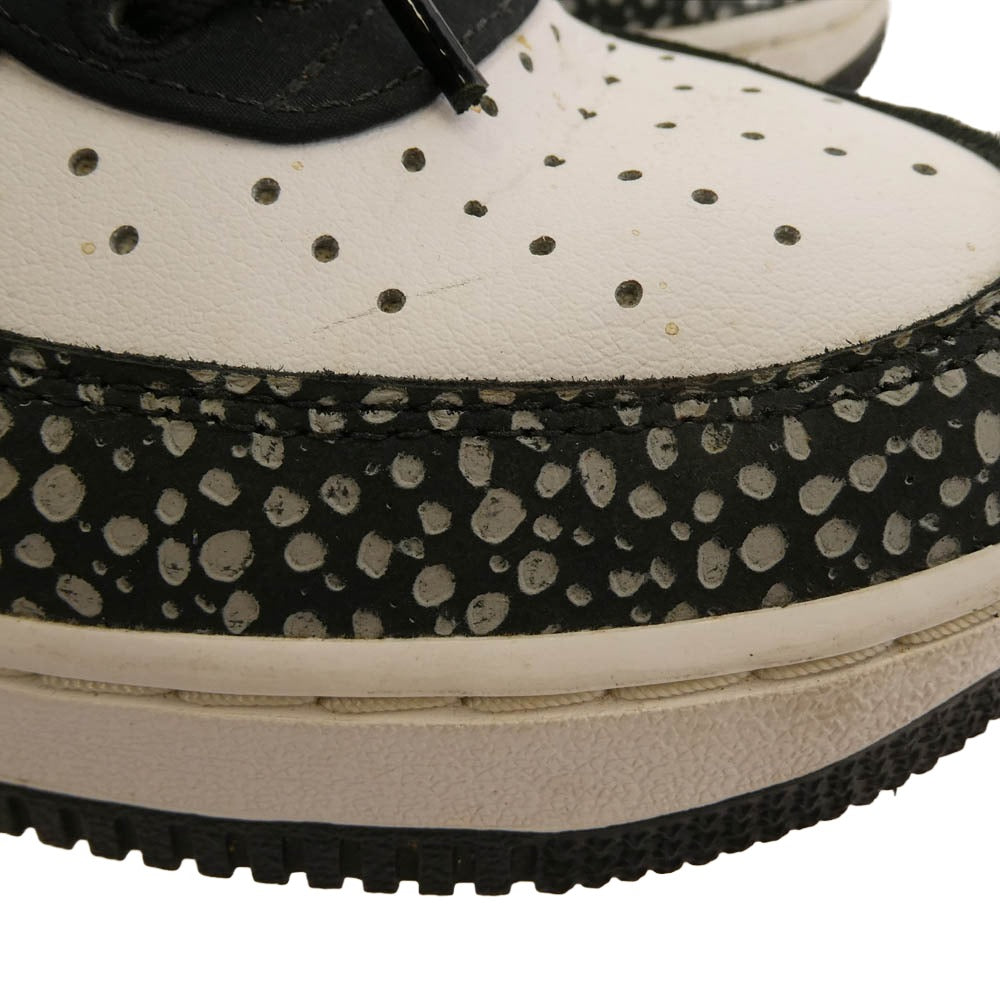 NIKE ナイキ DH7128-991 AIR FORCE 1 LOW BY YOU SAFARI COLOR エアフォース1 バイユー ローカットスニーカー ブラック系 ライトブルー系 25cm【中古】