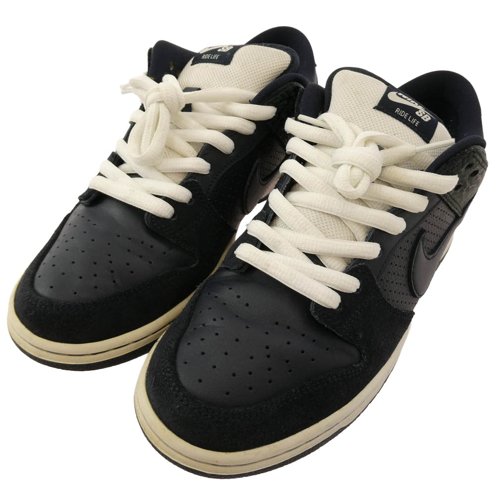NIKE ナイキ 883232-442 × Murasaki Sports ムラサキスポーツ SB Dunk Low Navy ダンク ローカットスニーカー ネイビー系 27cm【中古】