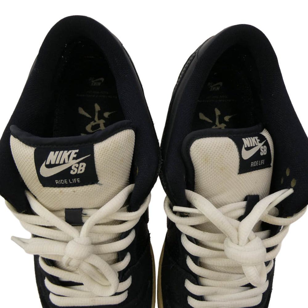 NIKE ナイキ 883232-442 × Murasaki Sports ムラサキスポーツ SB Dunk Low Navy ダンク ローカットスニーカー ネイビー系 27cm【中古】
