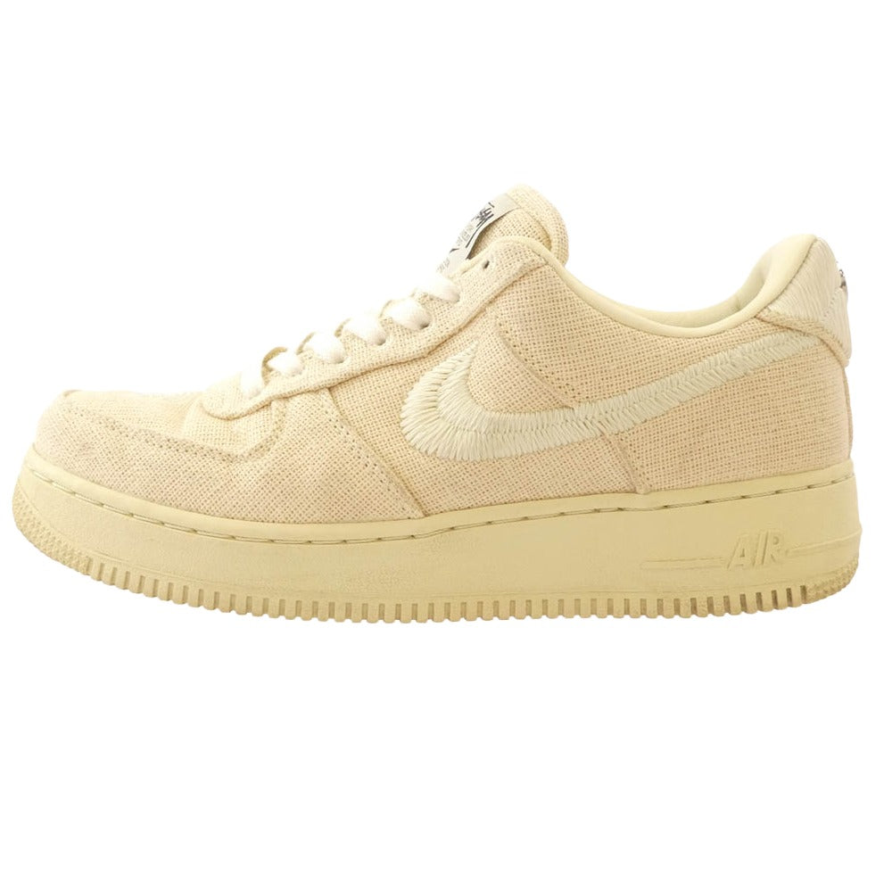 NIKE ナイキ CZ9084-200 × Stussy ステューシー Air Force 1 Low Fossil Stone エアフォース 1 ローカットスニーカー ベージュ系 26cm【中古】