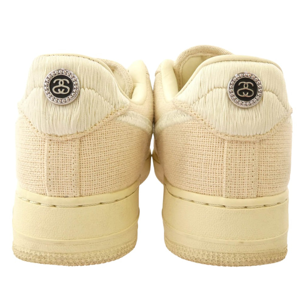 NIKE ナイキ CZ9084-200 × Stussy ステューシー Air Force 1 Low Fossil Stone エアフォース 1 ローカットスニーカー ベージュ系 26cm【中古】