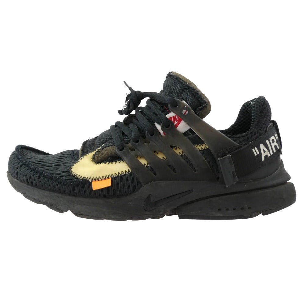 NIKE ナイキ AA3830-002 × Off-White オフホワイト Air Presto Black エアプレスト ローカットスニーカー ブラック系 27cm【中古】