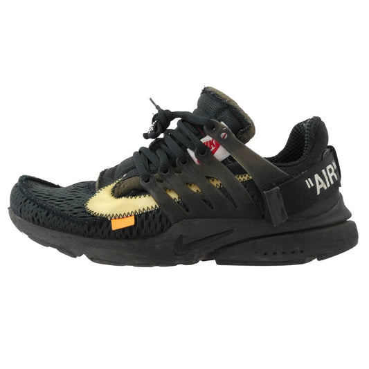 NIKE ナイキ AA3830-002 × Off-White オフホワイト Air Presto Black エアプレスト ローカットスニーカー ブラック系 27cm【中古】
