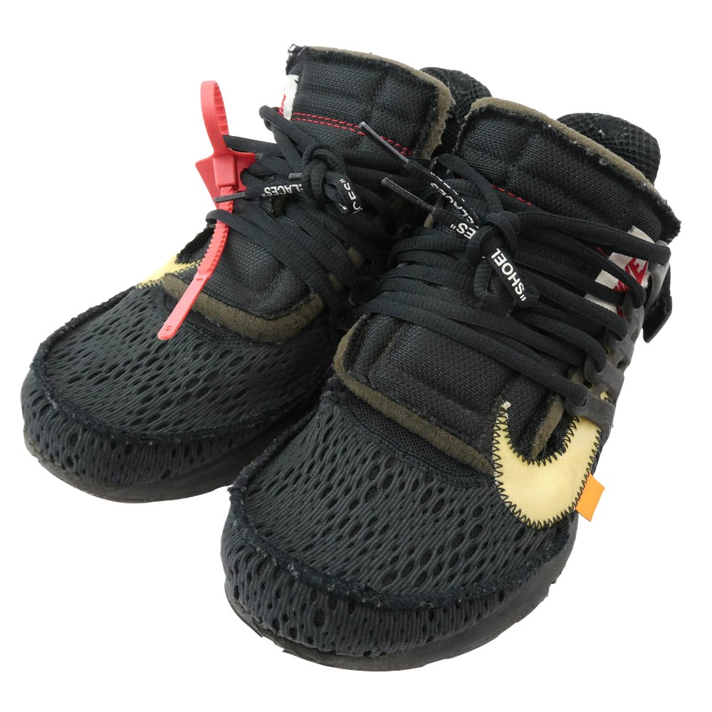 NIKE ナイキ AA3830-002 × Off-White オフホワイト Air Presto Black エアプレスト ローカットスニーカー ブラック系 27cm【中古】