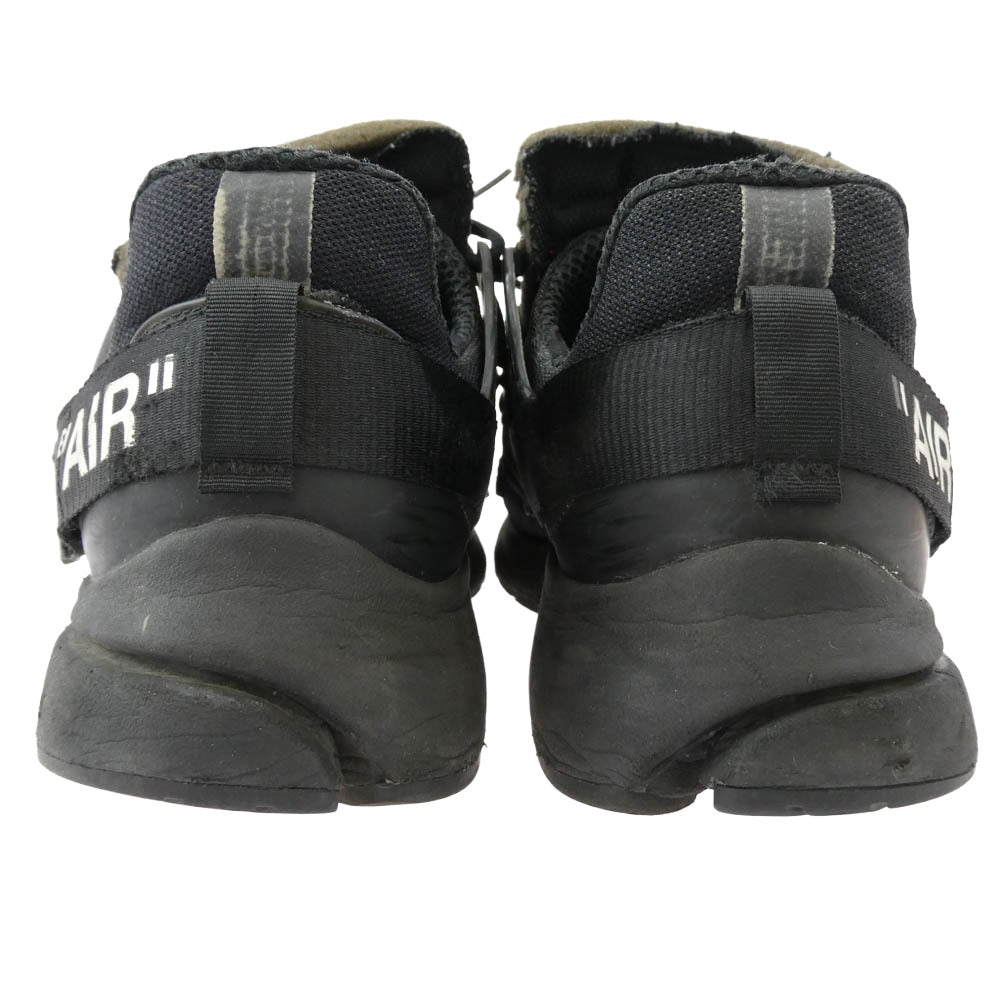 NIKE ナイキ AA3830-002 × Off-White オフホワイト Air Presto Black エアプレスト ローカットスニーカー ブラック系 27cm【中古】