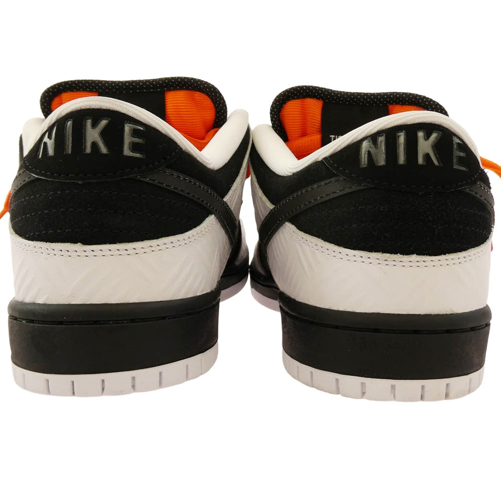 NIKE ナイキ FD2629-100 × TIGHTBOOTH タイトブース SB Dunk Low Pro QS Black and White ダンク ロー プロ ローカットスニーカー ブラック系 オレンジ系 27cm【中古】