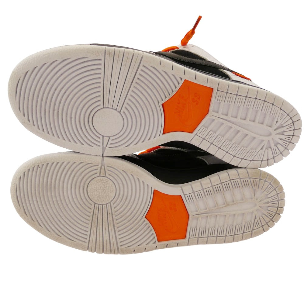NIKE ナイキ FD2629-100 × TIGHTBOOTH タイトブース SB Dunk Low Pro QS Black and White ダンク ロー プロ ローカットスニーカー ブラック系 オレンジ系 27cm【中古】
