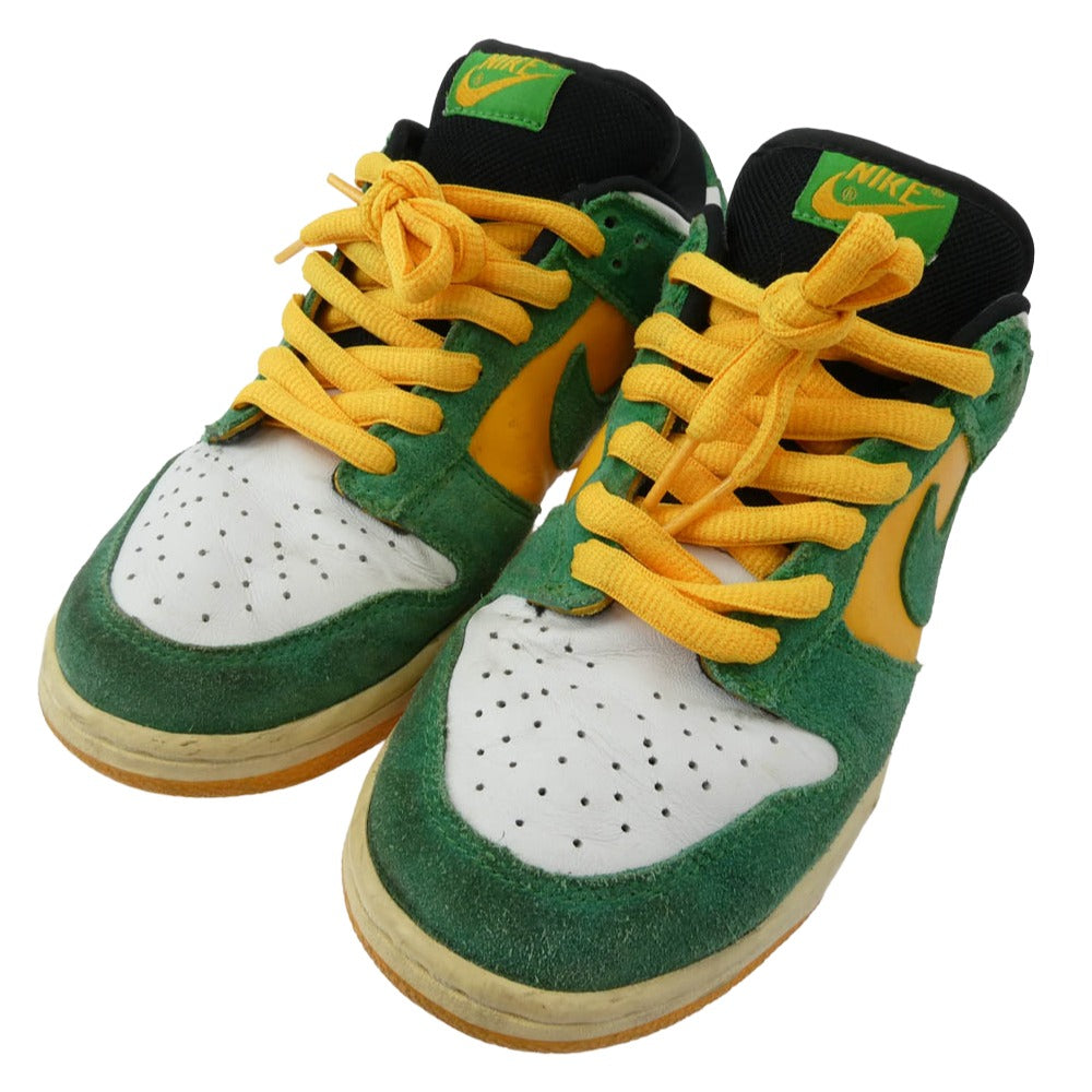 NIKE ナイキ 304292-132 SB Dunk Low Pro SB Buck ダンク ロー プロ ローカットスニーカー グリーン系 イエロー系 26cm【中古】