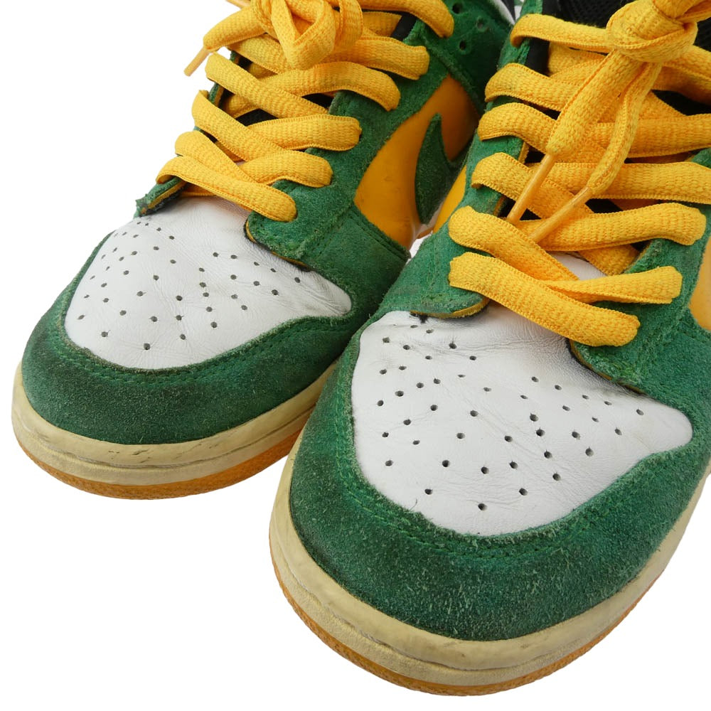 NIKE ナイキ 304292-132 SB Dunk Low Pro SB Buck ダンク ロー プロ ローカットスニーカー グリーン系 イエロー系 26cm【中古】