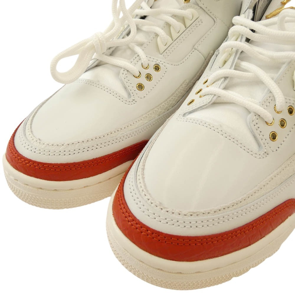 NIKE ナイキ IO1752-100 AIR JORDAN 3 RETRO MEX EL VUELO エアジョーダン レトロ メックス エル ブエロ スニーカー ホワイト系 26.5cm【極上美品】【中古】
