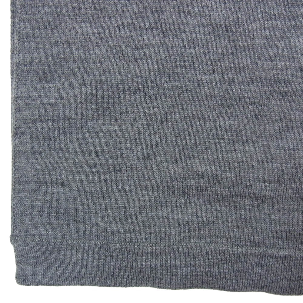 crepuscule クレプスキュール 1903-015 stole ウール ストール マフラー グレー系 F【美品】【中古】