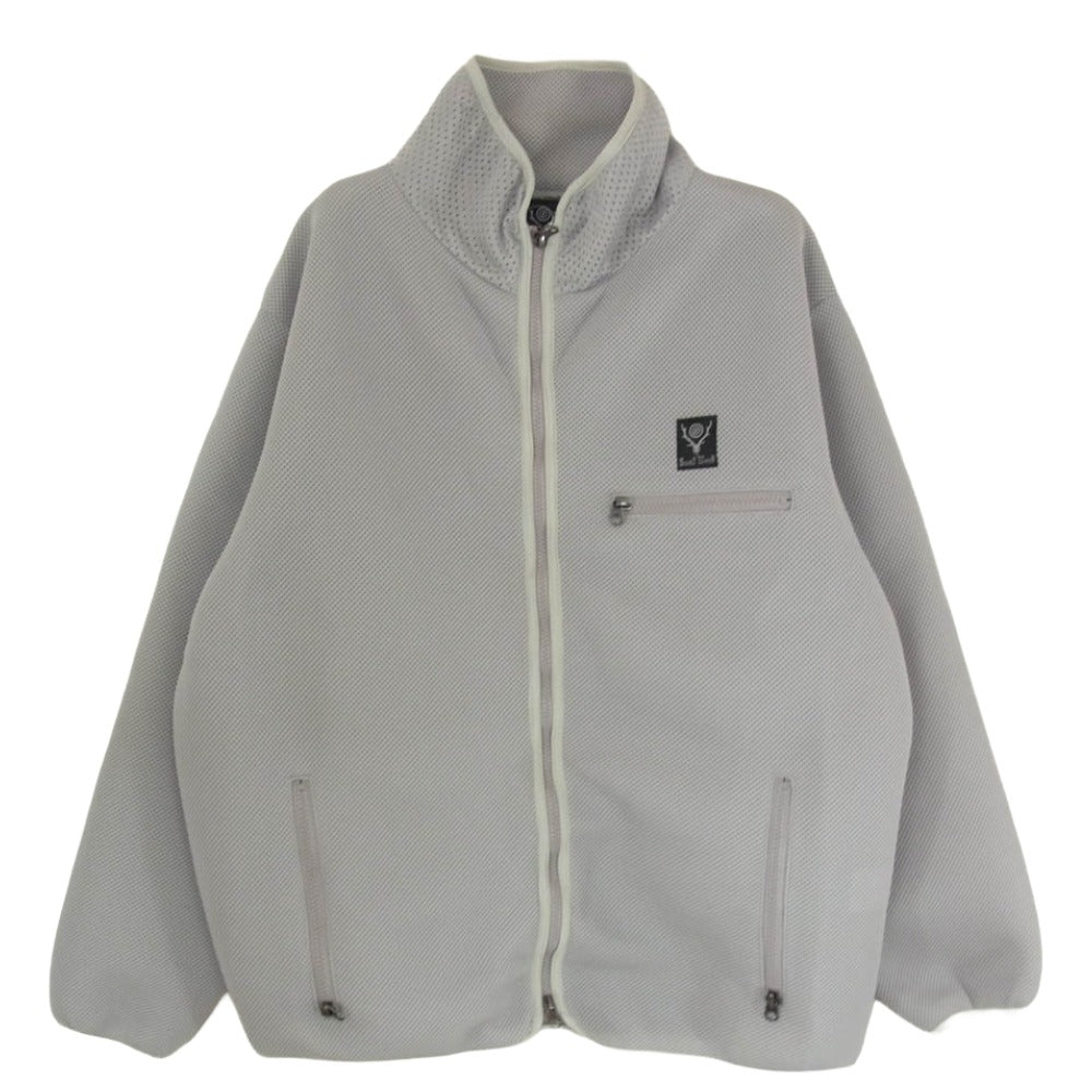South2 West8 サウスツーウェストエイト GL786 PIPING JACKET パイピングジャケット メッシュジャケット グレー系 XS【中古】