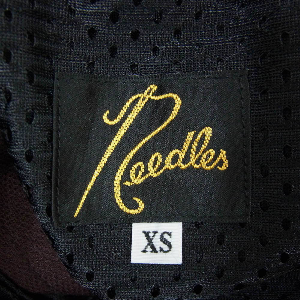 Needles ニードルス PU273 Track Pant Poly Smooth トラックパンツ ポリスムース ブラウン系 XS【中古】
