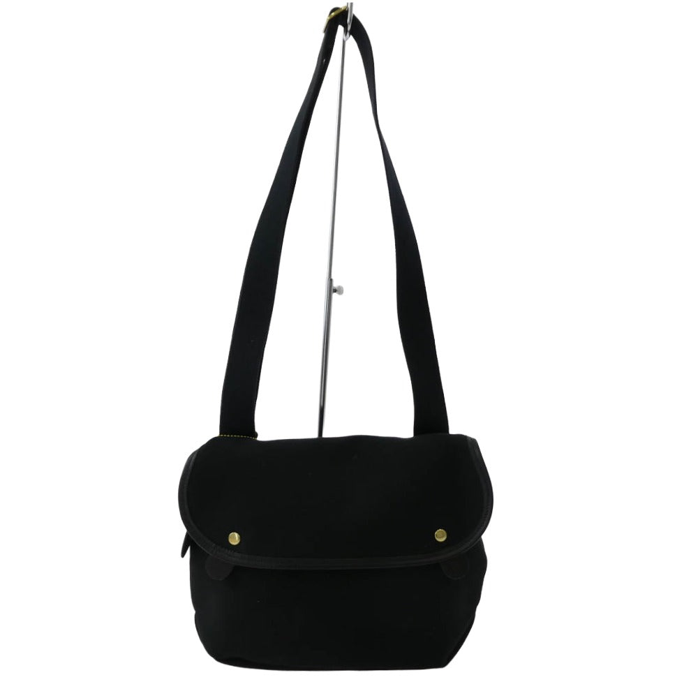 ブレディー AVON エイボン スナップボタン ショルダー バッグ ブラック系【中古】