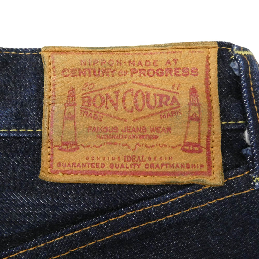 BONCOURA ボンクラ BONCOURA XX ボタンフライ 5ポケット デニム パンツ インディゴブルー系 30【中古】