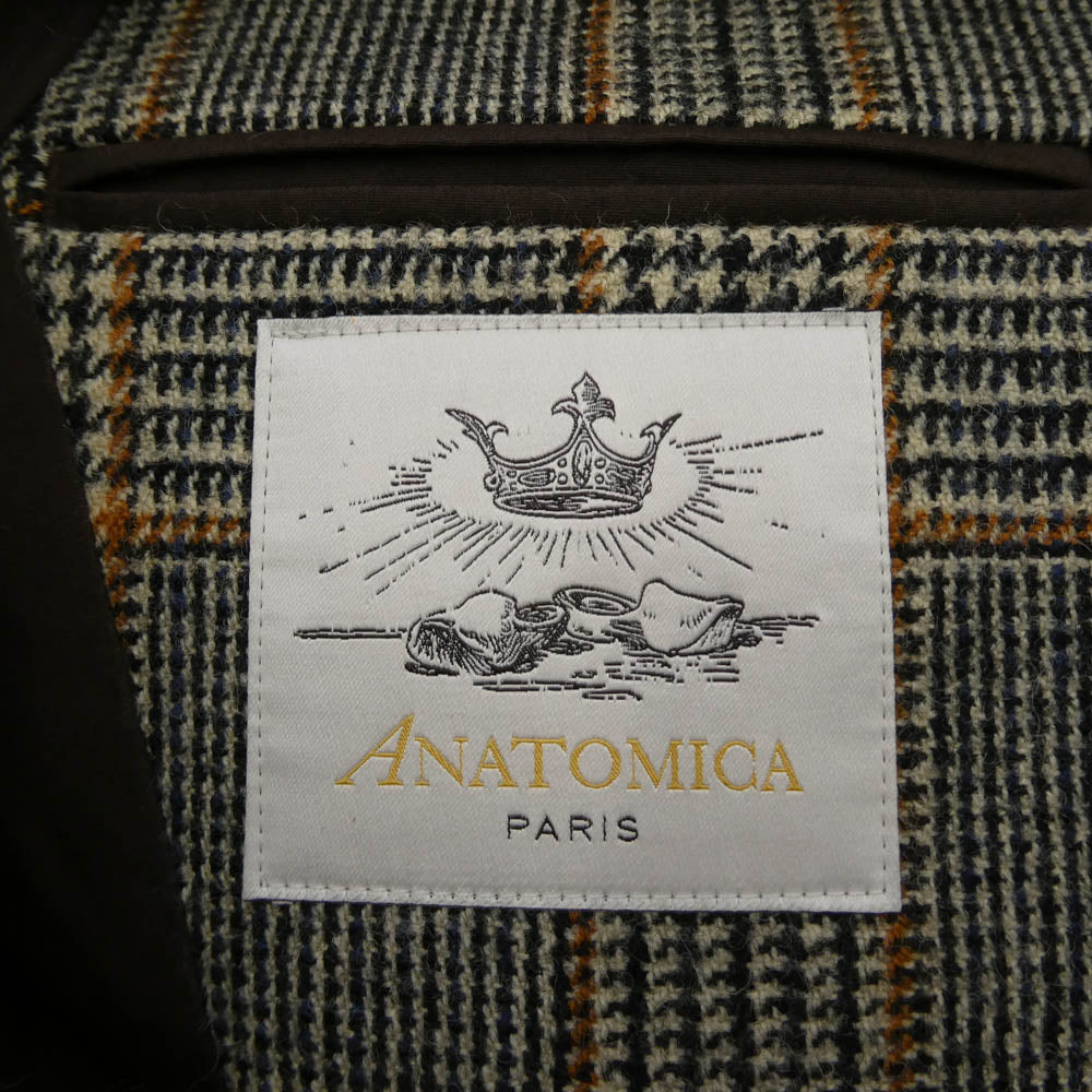 ANATOMICA アナトミカ 530-562-02 SINGLE RAGLAN COAT IV シングル ラグラン コート マルチカラー系 46【極上美品】【中古】