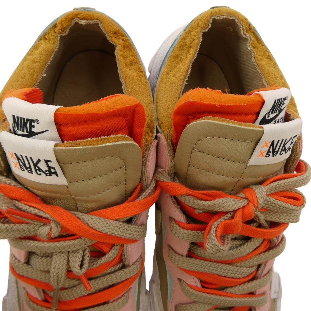 NIKE ナイキ DM7901-200 × KAWS カウズ × sacai サカイ Blazer Low Reed ブレザー ローカットスニーカー マルチカラー系 28.5cm【中古】