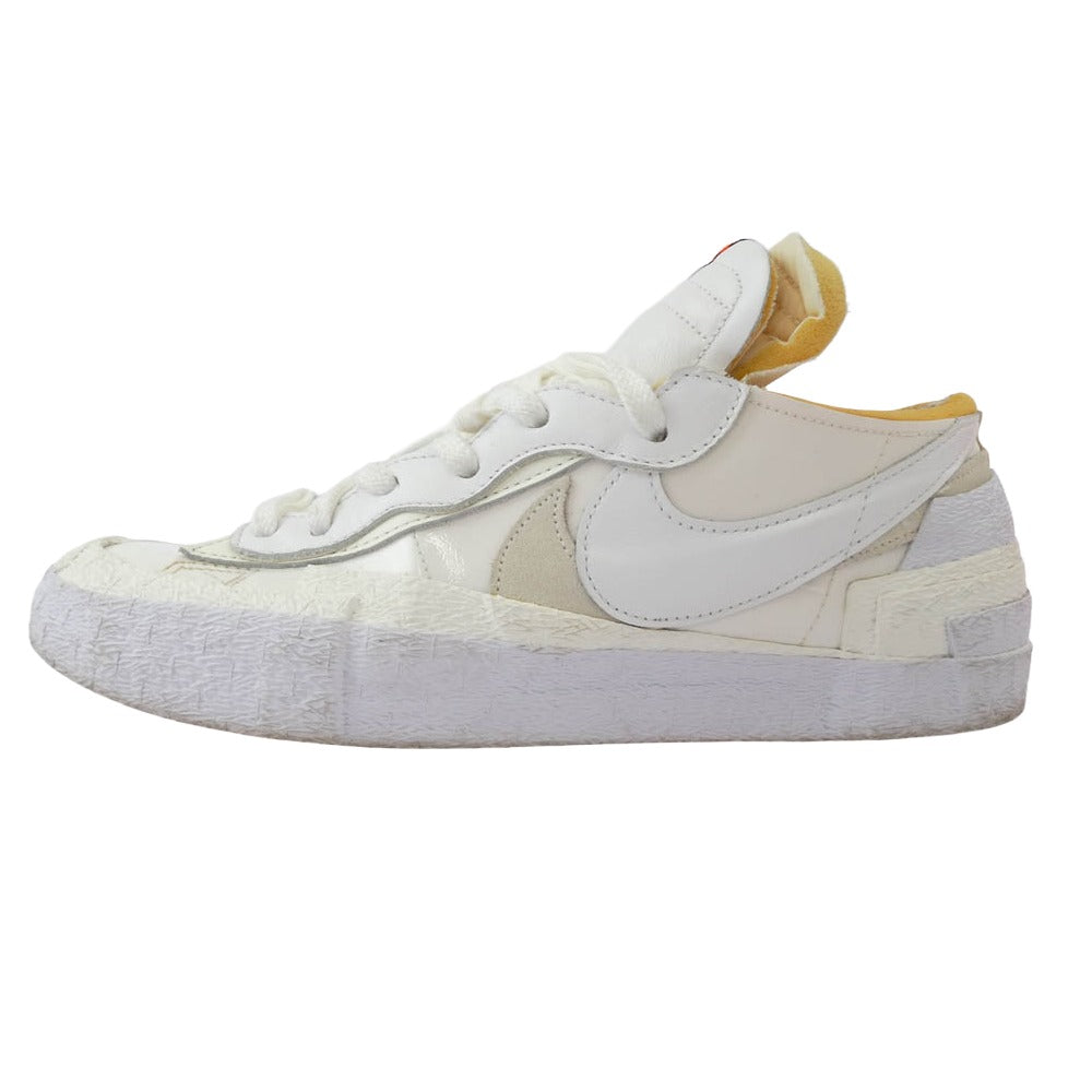NIKE ナイキ DM6443-100 × sacai サカイ Blazer Low White Patent Leather ブレザー ローカットスニーカー ホワイト系 29cm【中古】