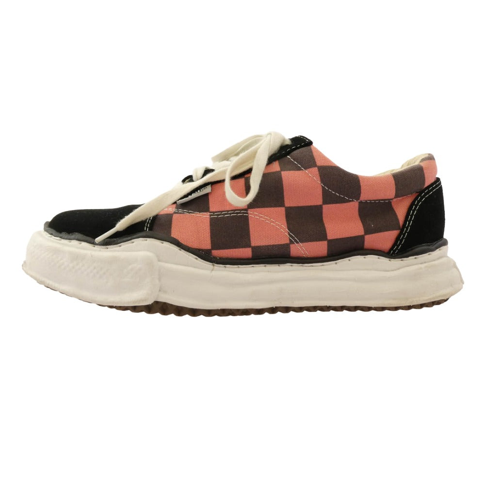 Maison MIHARA YASUHIRO メゾンミハラヤスヒロ A03FW708 original sole BIG gingham lowcut sneaker オリジナルソール ビッグ ギンガムチェック ローカットスニーカー 44【中古】