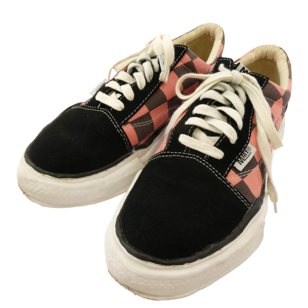 Maison MIHARA YASUHIRO メゾンミハラヤスヒロ A03FW708 original sole BIG gingham lowcut sneaker オリジナルソール ビッグ ギンガムチェック ローカットスニーカー 44【中古】