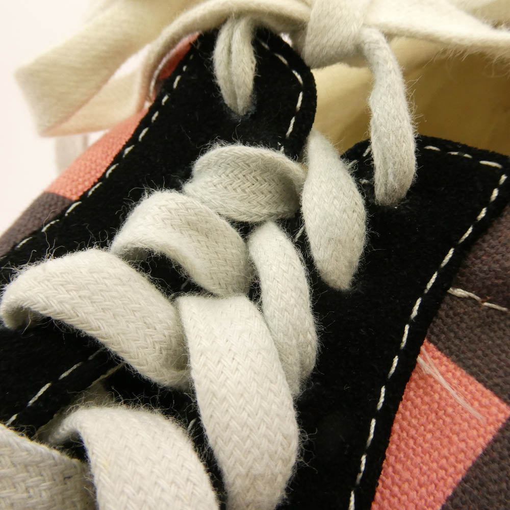 Maison MIHARA YASUHIRO メゾンミハラヤスヒロ A03FW708 original sole BIG gingham lowcut sneaker オリジナルソール ビッグ ギンガムチェック ローカットスニーカー 44【中古】