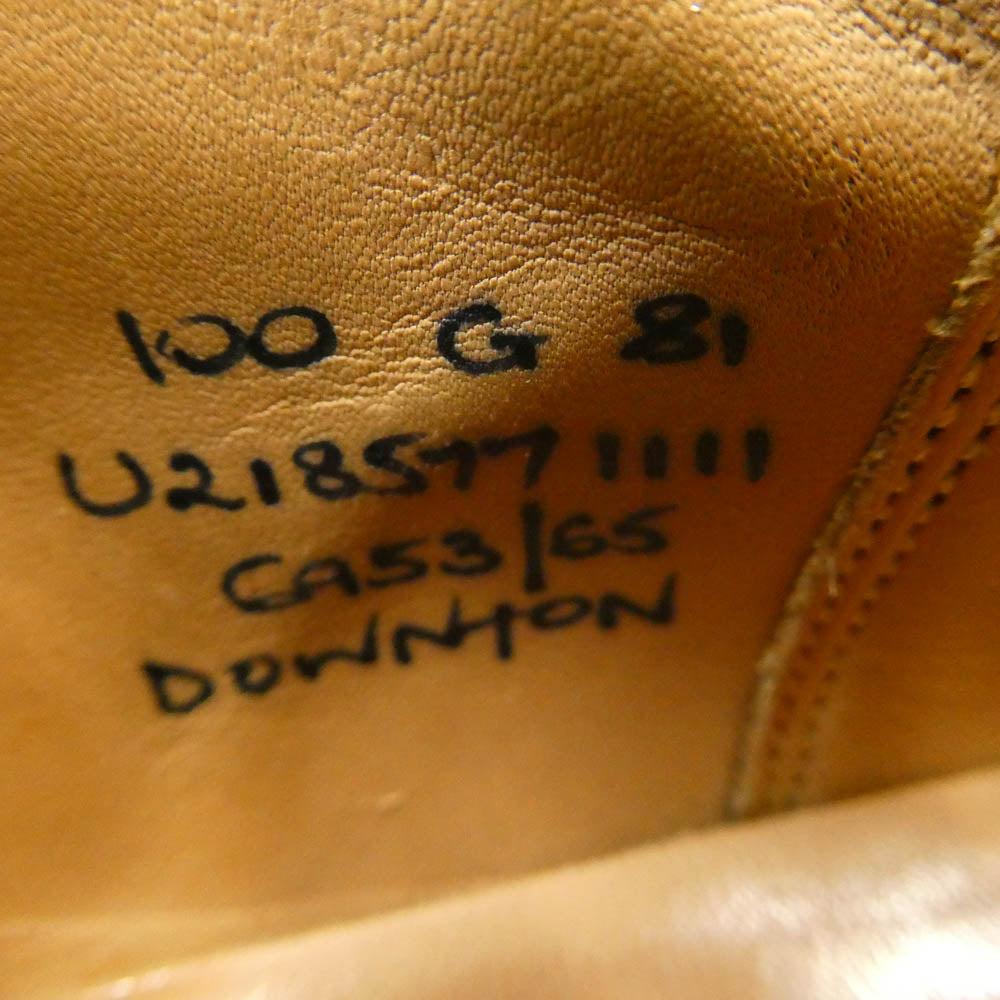 CHURCH'S チャーチ 6953 DOWNTON ダントン バイカラー ウィングチップ レザーシューズ レッド系 10【中古】