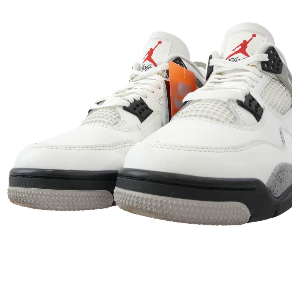 NIKE ナイキ FV5029-100 Air Jordan 4 Retro White/Cement エアジョーダン4 レトロ ハイカットスニーカー ホワイト系 28.5cm【中古】