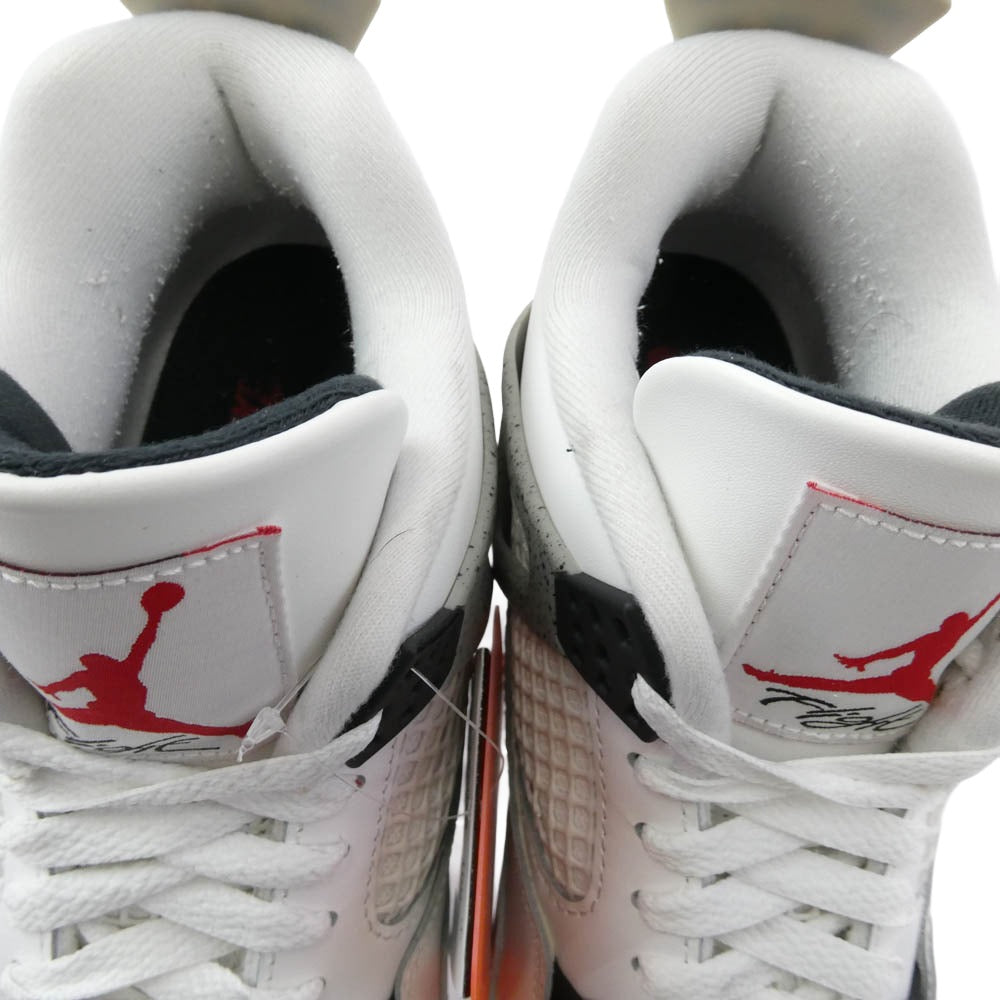 NIKE ナイキ FV5029-100 Air Jordan 4 Retro White/Cement エアジョーダン4 レトロ ハイカットスニーカー ホワイト系 28.5cm【中古】